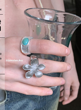 LONSLANACC绿色小心机质感戒指