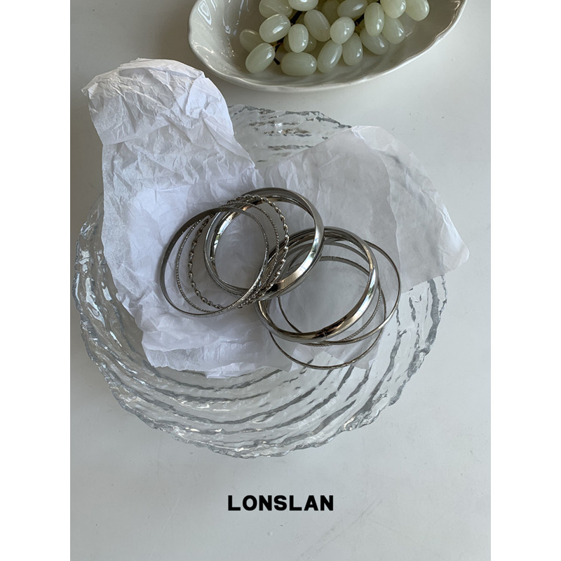LONSLAN ACC 2024 INS NICHE DESIGN MULTI-LAYER METAL RING