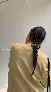 Lonslan 2021SS韩国复古树脂棕百搭发卡后脑勺马尾抓夹香蕉夹 Acc