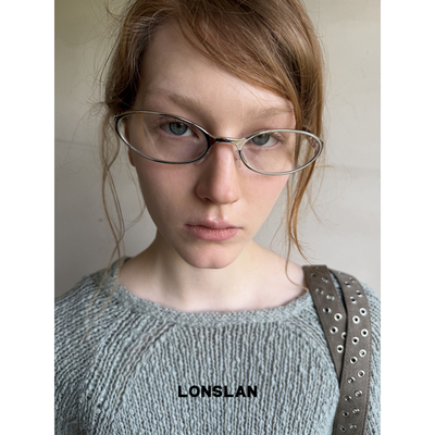 LONSLAN ACC 2026新款帅气摩登复古小猫框凹造型眼镜防晒墨镜