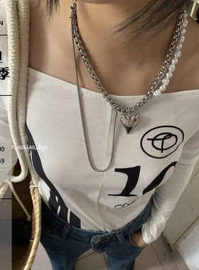 INS小众设计双层质感不可拆卸