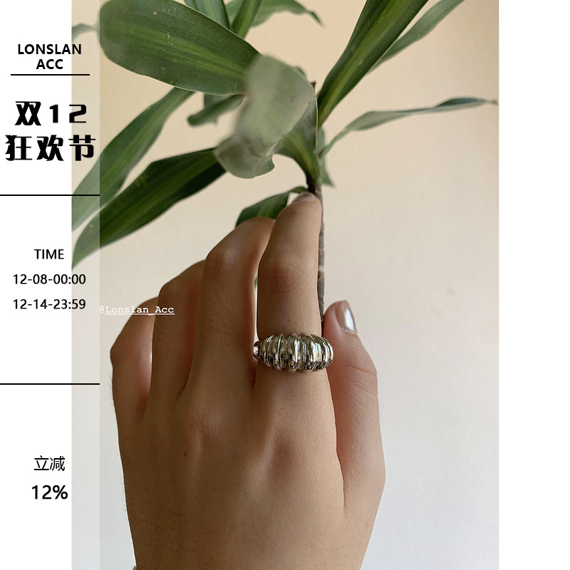 lonslanacc韩国气质女形状指环
