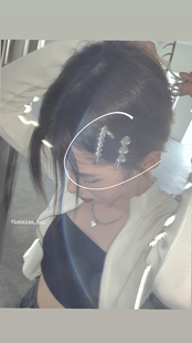 ACC 个性 韩代 款 小巧云朵爱心甜酷刘海夹鸭嘴夹 设计款 Lonslan