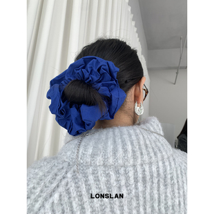 INS风博主简约高级感布料彩色发圈 2024搭配 LONSLAN ACC
