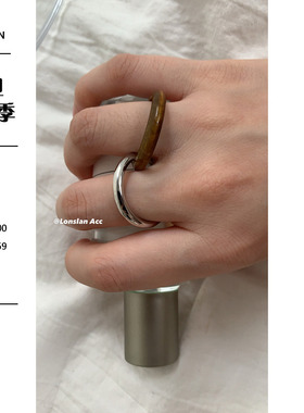 LonslanAcc多种佩戴方式小众戒指