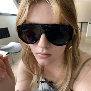夸张欧美时髦凹造型墨镜大框太阳镜 2025ss个性 LONSLAN ACC