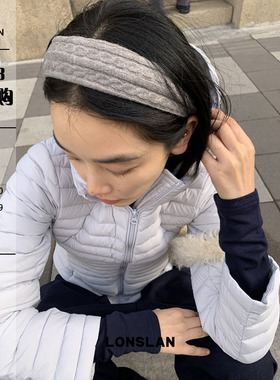 LONSLAN 25AW 12.8 NEW气质秋冬麻花编织宽版发箍时尚头箍