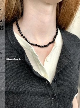 LonslanAcc珍珠玛瑙水晶项链饰品