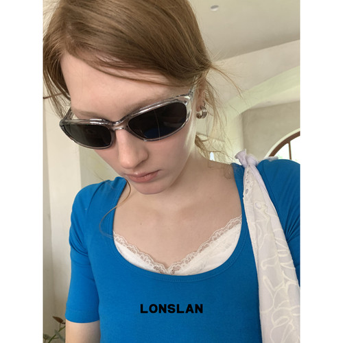LONSLAN ACC 2026新款设计感豹纹简约镜框墨镜凹造型眼镜