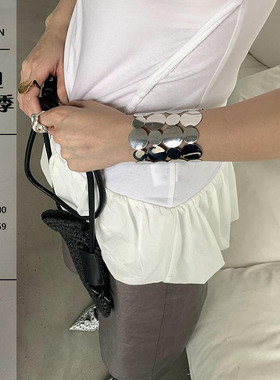 LONSLANACC金属圆片拼接手镯