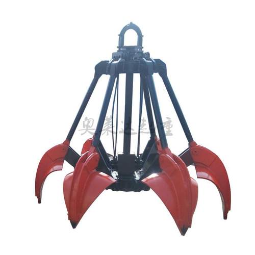 LS1030四绳多瓣抓斗3立方中型船用散货抓斗废钢矿石多瓣抓斗