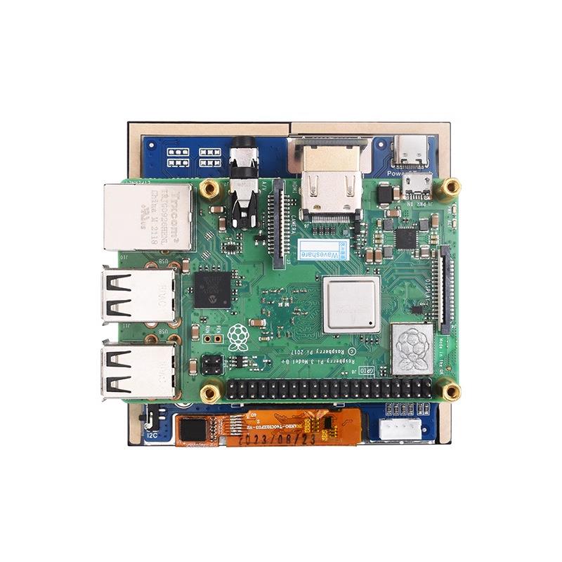 微雪 4寸电容触控屏 720×720 方形IPS全贴合屏幕 顶针供电设计