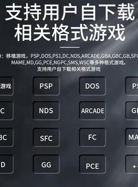 RG35XX Plus游戏机GBA复古开源掌机psp街机双人对打连接电视高清I