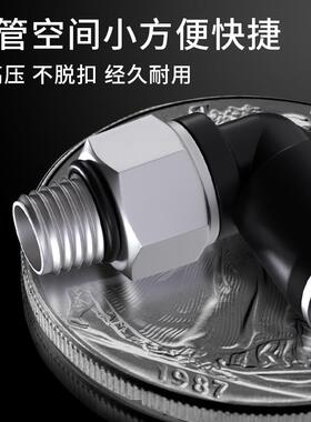 微型迷你接头PC/POC螺纹直通圆形带内六角孔M3/M5/M6接3/4/5/6mm