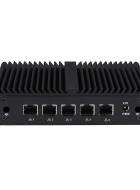 全新J4125多网口机器视觉工业控制机 多网软路由，防火墙工控主机