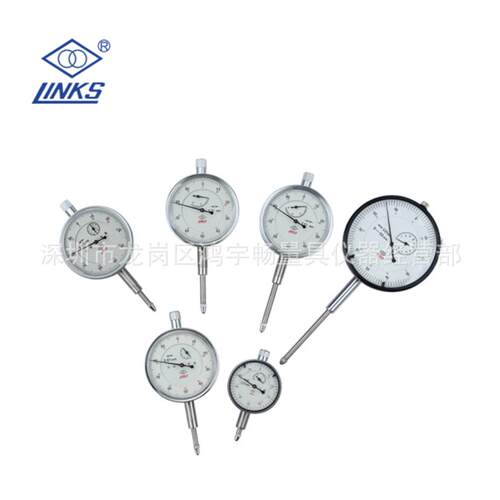哈量百分表 防震指示表 LINKS指针式量表6钻量表0-5mm 0-10 0-20