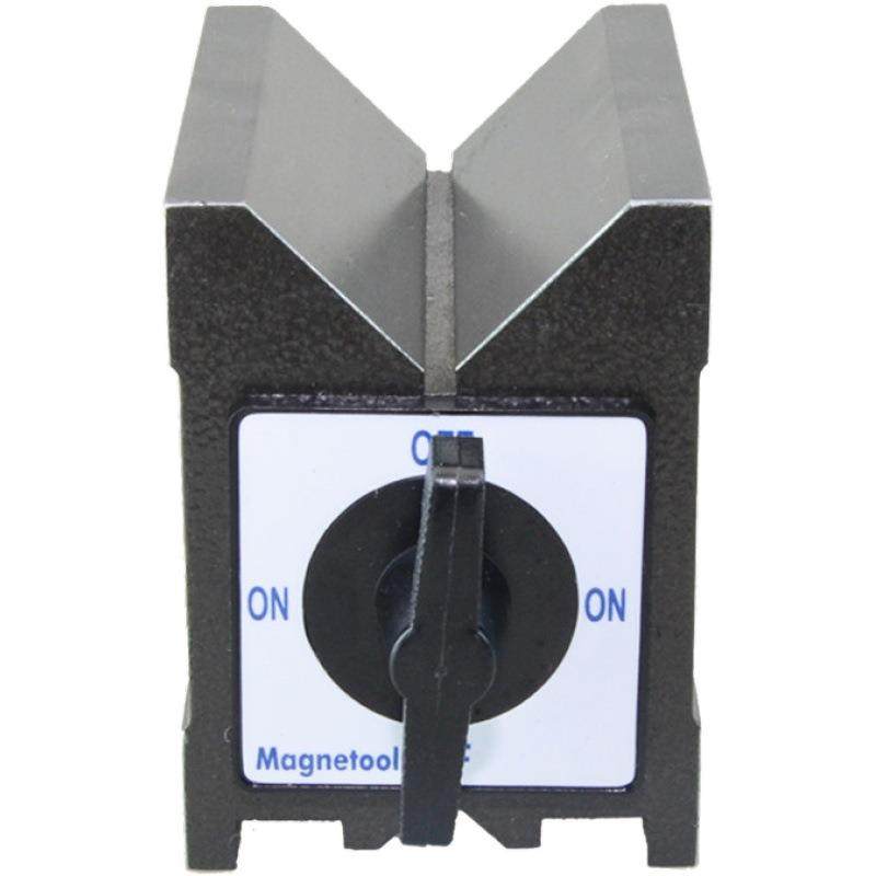 Magenetool MV-4 线切割 磁性三角台 双V块磁力座80*70*95mm0.02
