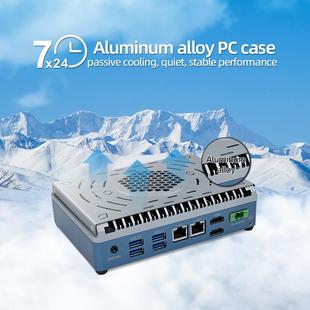 四核无风扇工业计算机铝合金散热板嵌入式 工控 沃朗诺