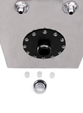 汽车改装配件15加仑长方形铝合金副油箱塑料盖带传感器57L大容量