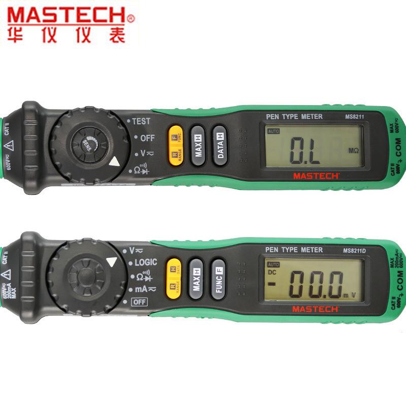 MASTECH华仪MS8211数字万用表高精度自动量程表非接触测量仪