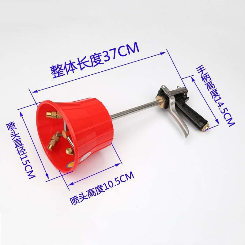 高压泵旋转喷头农用喷雾器雾化大雾化果园果树送风式远射程喷雾枪