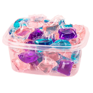 80颗洗衣凝珠香味持久颗粒洗衣液家庭装浓缩洗洗液持久留香颗粒