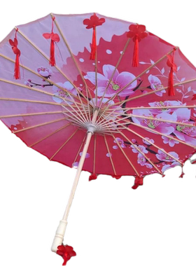 流苏防雨防晒实用油纸伞五优家家