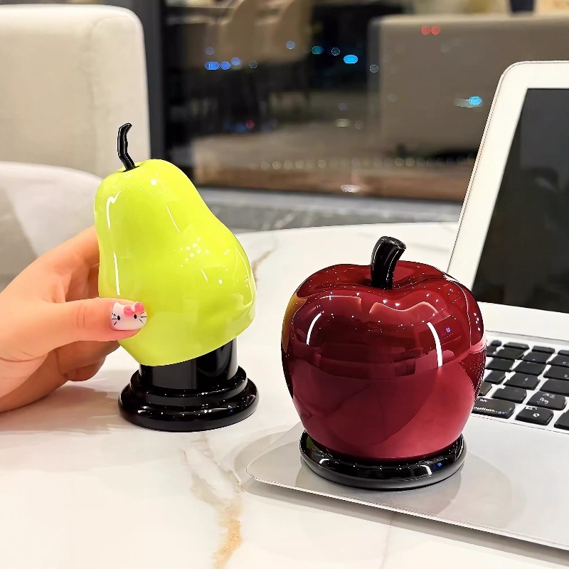 新款苹果梨牙签筒家用棉签盒高颜值可爱创意高档牙线盒牙签收纳盒,收纳整理,牙签盒,淘宝优惠券,粉丝福利购,淘宝优惠卷