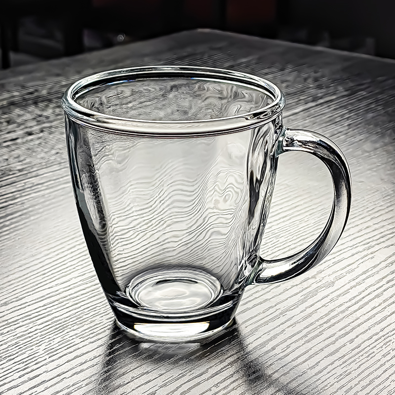 透明水杯水晶玻璃杯家用耐高温