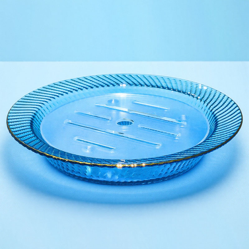 晶鑫餐具三文鱼刺身餐具创意玻璃水果盘高端干冰冰盘新款轻奢高档