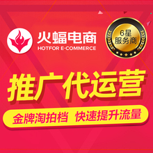 【火蝠电商】淘宝天猫整店代运营托管直通车推广店铺设计网店托管