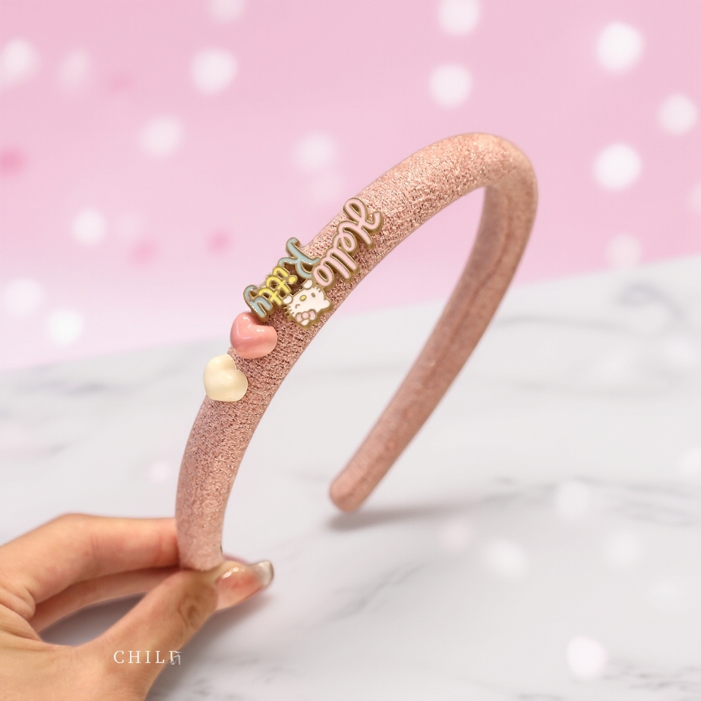 韩国新款秋冬爱心儿童卡通时尚发箍女童小熊甜美可爱女孩发卡头箍