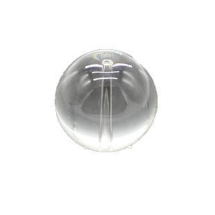 带孔25mm玻璃球弹珠自制牛顿摆玩具配件圆珠导线可穿插透明隔离球