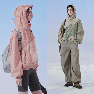 黑科技防晒凉感面料 半圆女装2026夏季宽松工装高端品牌防晒衣女