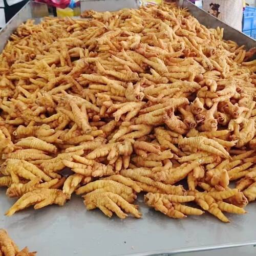 20斤整箱黄金油炸虎皮鸡爪冷冻