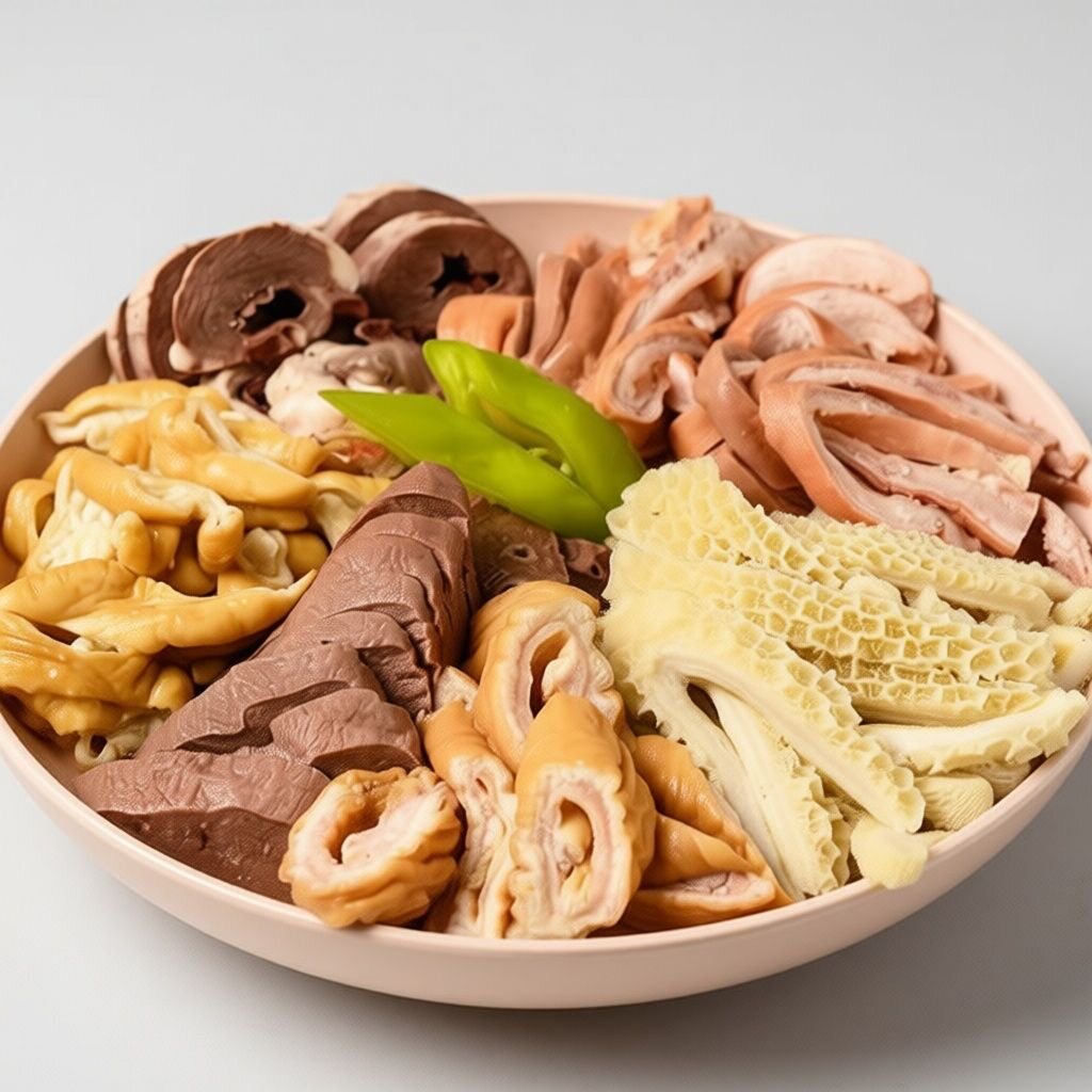 20斤清真牛杂半成品商用新鲜冷冻牛杂牛皮牛心牛筋牛头肉牛肠牛肚