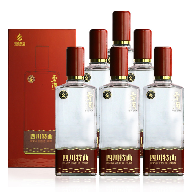 【川酒集团】四川泸州特曲浓香型老窖时尚酒42度原浆白酒纯粮食酒