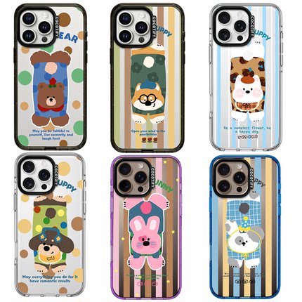 COCOTiFY联名倒立动物狗狗猫咪合集17Pro适用iPhone15ProMax苹果16Pro网红明星可爱磁吸手机壳14防摔保护套12