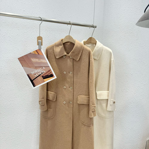 100高支澳毛长款双面大衣