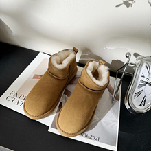 12.20 冬季新款 DU-5854-3磨砂牛皮羊羔毛保暖雪地靴