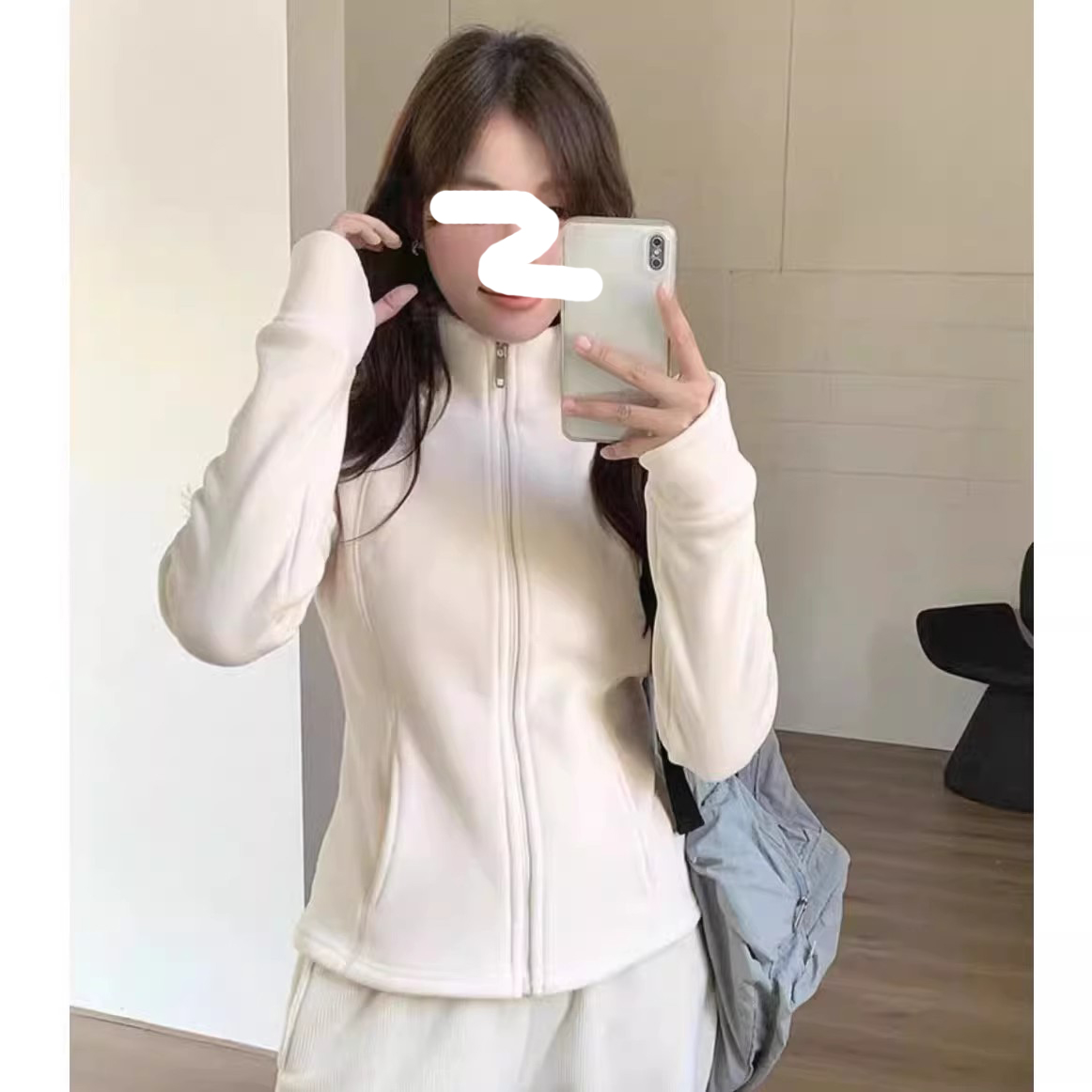 11.8 冬季新款 LI-11049韩版高弹双面奥粒绒拉链立领小暖炉外套