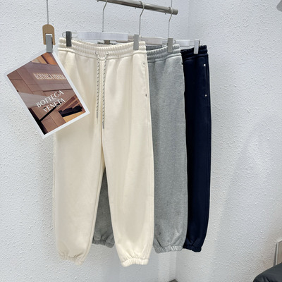 抽绳松紧腰加厚奥粒绒收口卫裤