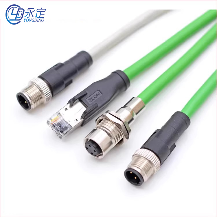 永定以太网M12防水连接器