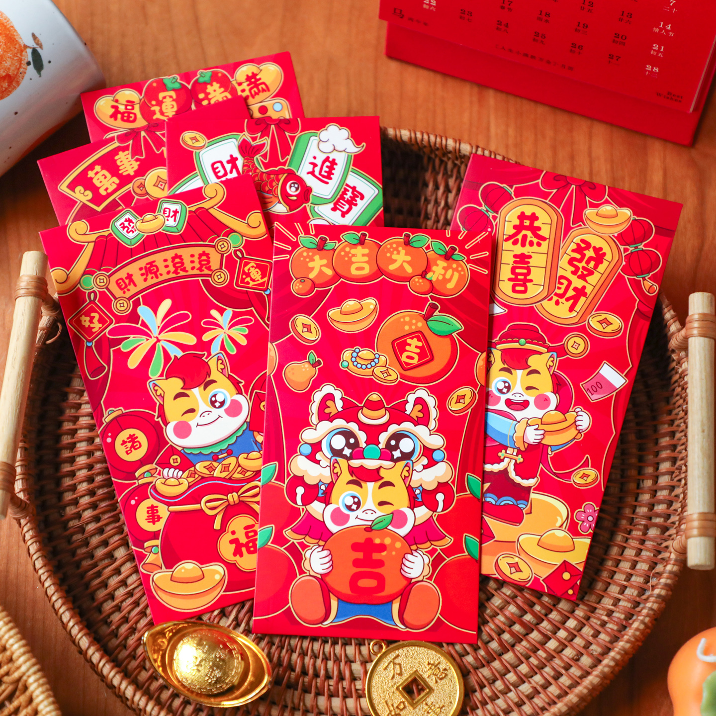 冠淘马年万事胜意2026年新年红包新款创意红包春节压岁祝福包