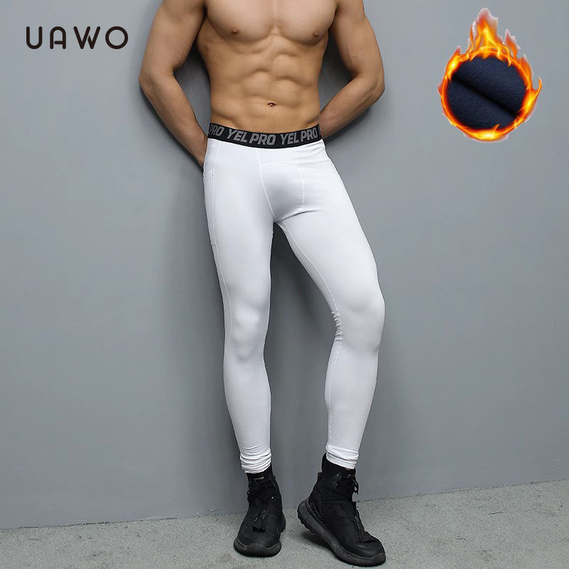 uawo跑步运动裤男冬季加绒训练裤高弹保暖裤子休闲打底健身裤男士,男装,休闲裤,淘宝优惠券,粉丝福利购,淘宝优惠卷