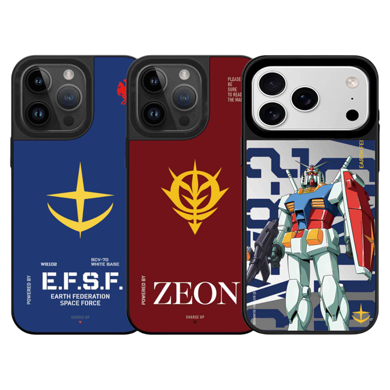 新款高达EFSF机甲标志适用于苹果镜面磁吸手机壳iPhone17ProMax/Air防摔16Pro高级感15/14/13/12系列保护套