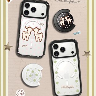 联名欧阳娜娜的记忆盒子17promax适用苹果iphone16pro保护套14防摔套15明星同款Magsafe磁吸华强北定制手机壳