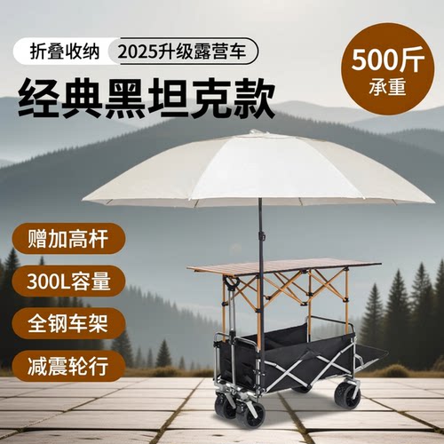 简约可折叠便携摆摊车