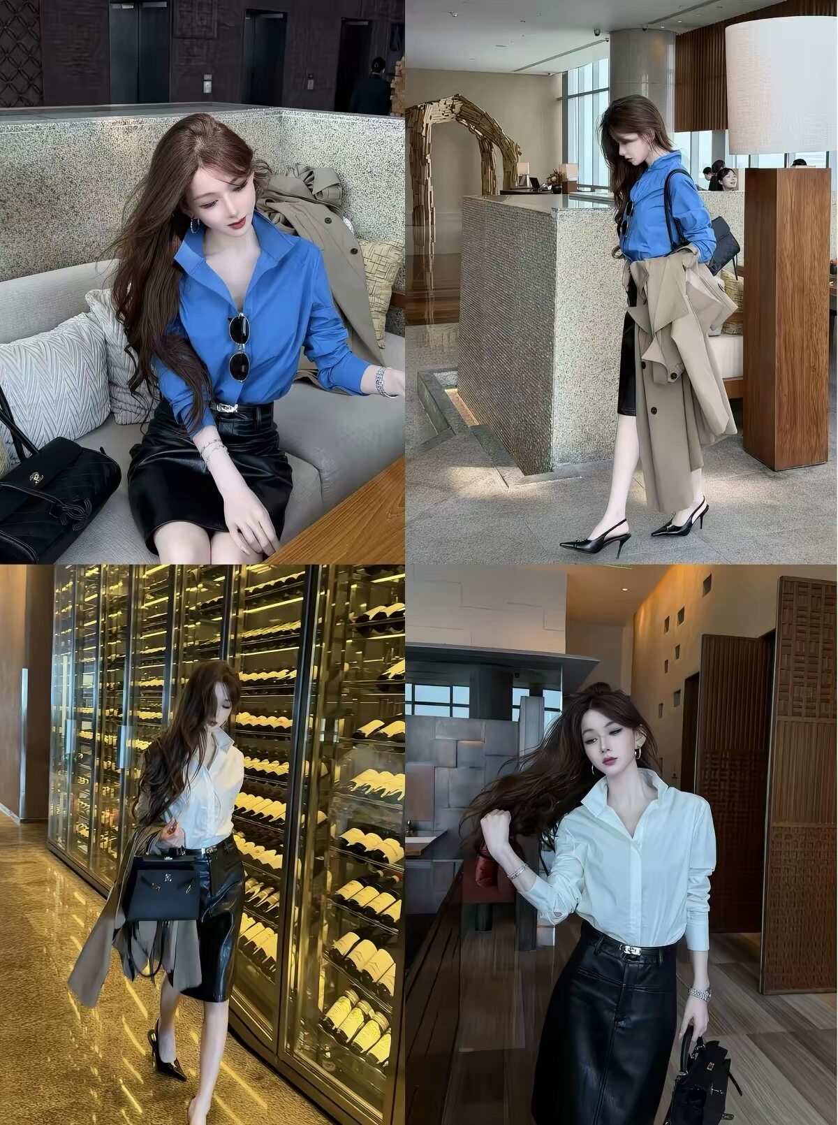 卡卡女装官方正品【都市建筑师】老钱风衬衫衬衣新款显瘦气质百搭