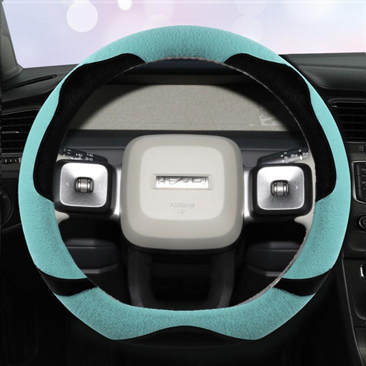 适用奇瑞iCAR V23方向盘套 25款icarv23冬季毛绒改装专用把套汽车